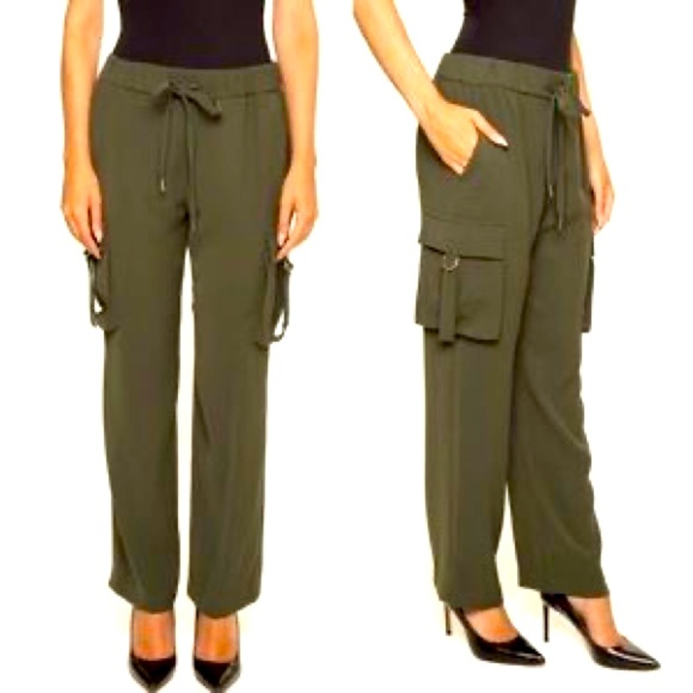 Michael Kors Cady Cargo Trousers Ivy Green Pants 
listing-status-banner S